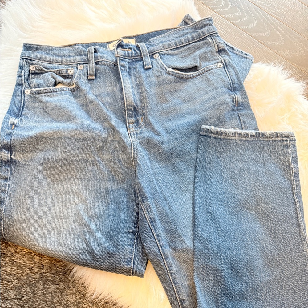 Madewell Light Blue the high rise slim boyfriend